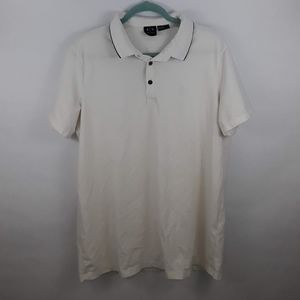 Armani Exchange Collard Shirt White Size XL